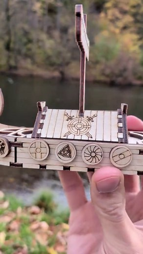 Build Your Own Viking Ship: Laser Cut Crafting