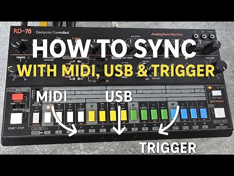 Behringer RD-78 Sync Guide: MIDI, USB, and Trigger Setup Explained