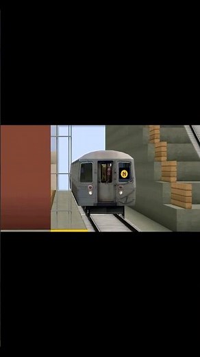 Minecraft Transit Railway - R68 N train arriving at the station #minecraft #minecrafttransitrailway