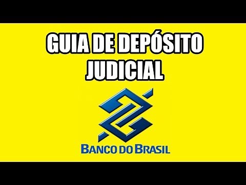 GUIA DE DEPOSITO JUDICIAL BANCO DO BRASIL