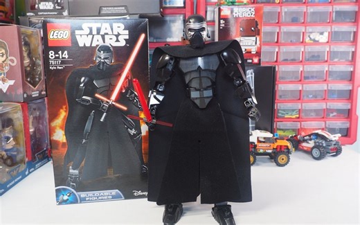 乐高搭建：乐高星球大战可搭建式人仔75117凯洛伦评测