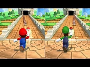 Mario Party 9 Goomba Bowling - Mario vs Luigi
