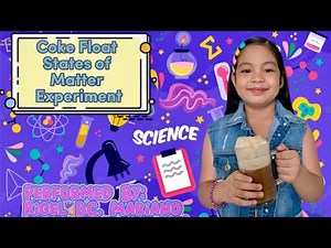 Root Beer Float Experiment🍺 #scienceexperiment #matter #rootbeerfloat