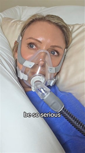 Nothing wakes you up faster than a CPAP mask leak 😭