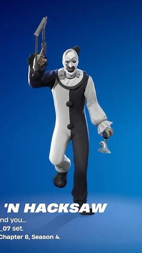 NEW Fortnite ART THE CLOWN Emote!