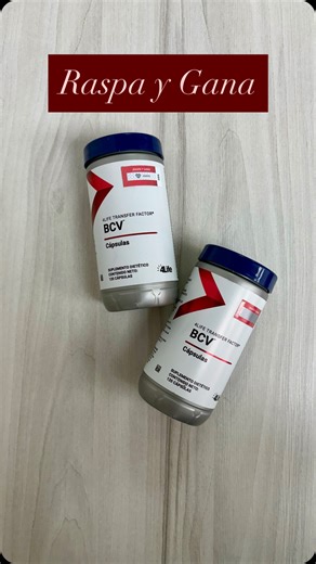 Raspa y Gana con Transfer Factor BCV 💯 Adquiere uno hasta el 13 de octubre y se uno de los quince ganadores que se llevarán otro BCV ¡GRATIS! 😱 *Válido para 4Life Perú 💙 | 4Life Perú