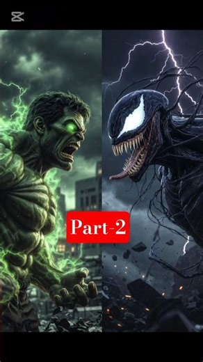 HULK vs VENOM 😈 | Venom Returns Stronger | Part-2 | Epic Beast Fight 🔥ll #vs #shorts #hulk #venom
