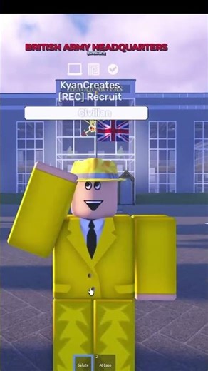 The Roblox British Army 💂‍♂️ #roblox #british #shorts