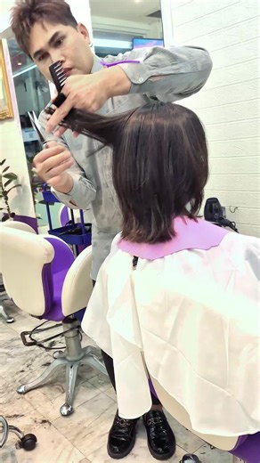 #แฮปปี้แลนด์น้อมจิตต์ #แฮปปี้แลนด์สาย2 #บางกะปิ #ร้านทําผมแนะนํา #ซอยผม