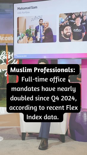 Muslim Professionals: Full-time office mandates have nearly doubled since Q4 2024, according to recent Flex Index data. But there's a different path some Muslim professionals have started. Click to watch the full video for more details. The remote work era could be ending faster than most expected. Most people facing this will do the logical thing. Search for remote-friendly companies. Negotiate hybrid arrangements. Try to find the best employer for flexibility. But here's what we've observed ac