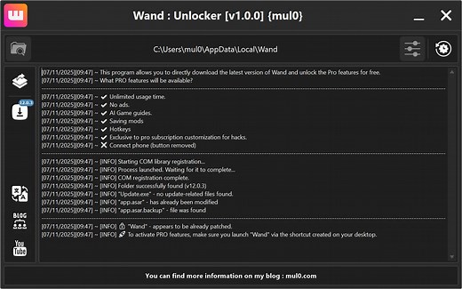 WeMod Pro   Wand Pro - unlocker "Разблокировщик версии про для WeMod   Wand" [1.0.1] {mul0}