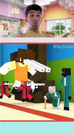 When Enderman Plays Squid Game Red Light Green Light - Funny Animation