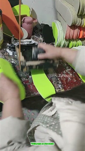 Printing logos on shoe insoles