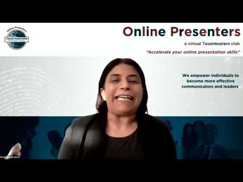 Sneak Peak - 09 March 2026 - Online Presenters Toastmasters