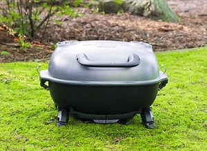 7.4K views · 29 reactions | "This compact charcoal grill can double its cooking surface up by flipping the cover onto the included stand." - Backpacker Reimagine the way you grill on the road with the portable PKGO! | PK Grills | Facebook