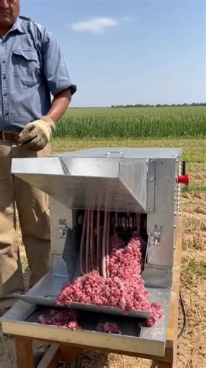 High-tech machines redefining meat production.