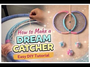 How to Make a Dream Catcher at Home | Easy DIY Dream Catcher Tutorial