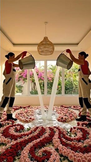 THIS FLORAL SWING FLOOR IS PURE LUXURY 😍🌸✨ Epoxy Art Transformation