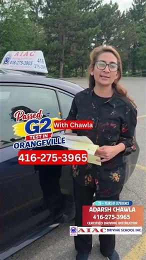 Orangeville G2 Test: Passed First Attempt!