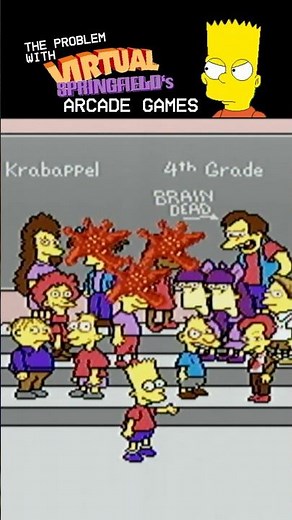 The Problem With Virtual Springfield's Arcade Games #thesimpsons