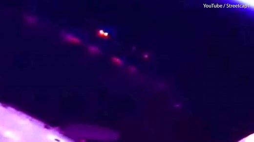 'Alien spaceship laser' is spotted at ISS in NASA footage