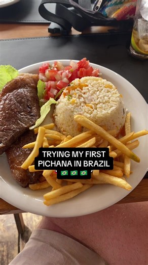Trying pichana steak in Brazil for the first time! I’m trying to taste as much traditional Brazilian food as possible while I’m here! This was a big item as everyone kept saying it was a must have! Morag had some incredible fresh fish as well! #picanha #churrasco #brazil #travel #backpacking