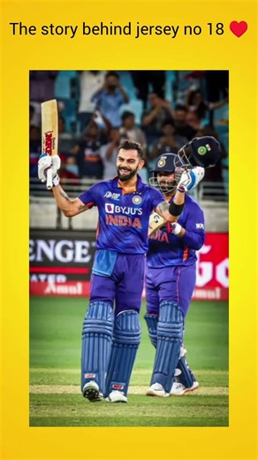 The story behind no 18 ♥️.#cricket#rcbians#trending #viral#viralvideo#youtubeshorts #ipl#viratkohli
