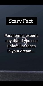 Paranormal experts say that if you see unfamiliar faces in your dream... � | Self Love Facts