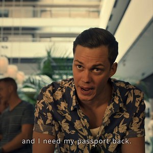 Take The Test. Take a vacation. Take a chance. Bill Skarsgård and Nathan Stewart Jarrett star in Soulmates "Layover", Monday at 10/9c. | AMC