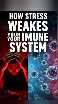 Watch How Stress Weakens Your Immune System.