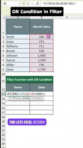 Excel FILTER Function OR Logic Trick