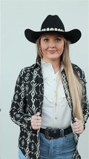 Multicolor serape woven shirts rich textures and Western detail for standout everyday looks.