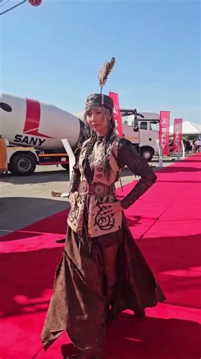 Kazakh traditional national costume.
