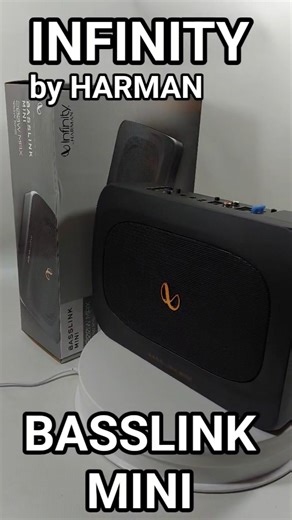 INFINITY BY HARMAN BASSLINK MINI - Aktywny subwoofer pod fotel / 200W max / 100W RMS