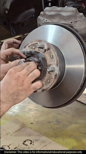 Toyota Brake Rotor Replacement 🔧 | Step by Step Guide #automotive #DIY #mechanic #usa