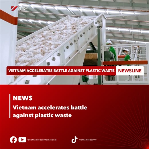 Vietnam is accelerating its fight against plastic waste as the National Plastic Action Partnership (NPAP) marks its fifth anniversary by launching a Financial Roadmap to 2030, aimed at advancing a circular economy. The roadmap estimates that US$7.5-8.5 billion is needed to help Vietnam cut plastic waste by 75% by 2030 and move towards eliminating single-use plastics. #VietnamToday #YourWindowonVietnam #VT #PlasticWaste #CircularEconomy #NPAP #GreenVietnam #EnvironmentalProtection #PlasticReducti