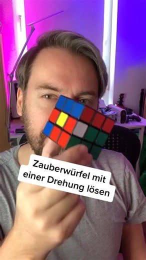 Zauberwürfel lösen mit einer Drehung | Zauberwürfel Lösung App
