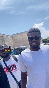 Arsenal and Black Stars Midfielder, Thomas Partey , Arrives At Tuba Astro Turf For The Thomas Partey Football Tournament | Gh hyper