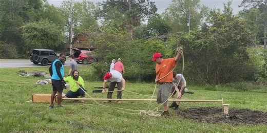 Boy Scouts build bat houses in Diamondhead to help battle insects