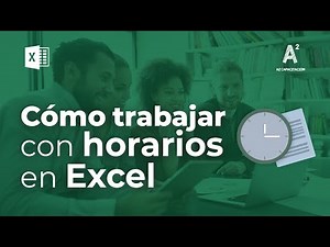 Como trabajar con Horarios en Excel ⌚