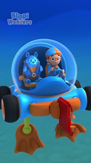 Tooth Fairy vs. Shark! 🦈🪥 Learn with #Blippi #BlippiWonders #Shorts