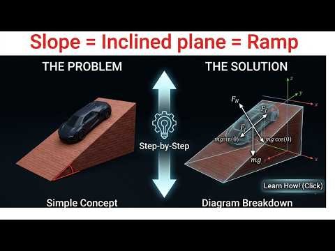 The Inclined Plane Problem | How to Rotate Your Frame of Reference | Coordinate Systems Explained