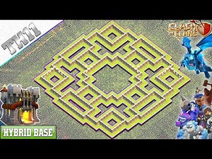 New BEST TH11 HYBRID/FARMING Base with Copy Link | Town Hall 11 (TH11) Base Design - Clash of Clans