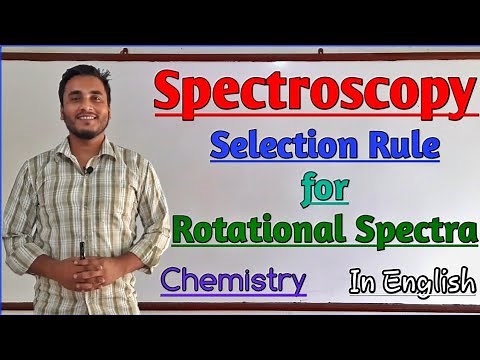 Selection rule for Rotational Spectra | H2O and CO2 | Spectroscopy.. ‪@GTScienceTutorial‬