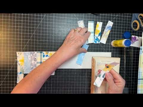 Scrappy Saturday! Viewer Request! Adding Tape Collage!