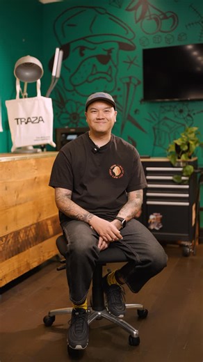 TRAZA on Instagram: "Meet @patsarunink - Pat specialises in Blackwork, Neo-Japanese and Realism. He loves creating nature- and animal-inspired freehand pieces. Each tattoo has a strong focus on storytelling and high-level detail. Check out Pat’s work and available designs on TRAZA, and book directly ❤️‍🔥"