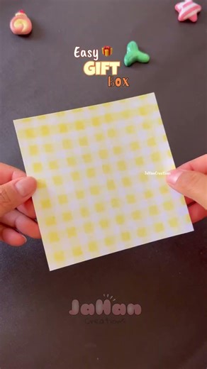 Tiniest Cute Gift Box Ever🥺🫶 #diy #papercraft #crafts #shortvideo