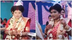 Badass Bengali bride shuns outdated ritual at own wedding. Watch viral video