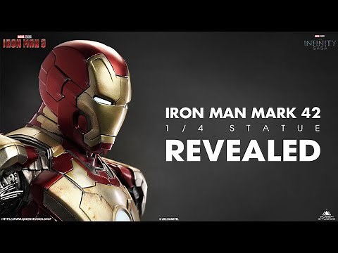 Iron Man Mark 42 1/4 statue by Queen Studios