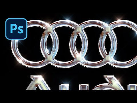 Convert your logo or text to Chrome style with one click (+ FREE PSD)